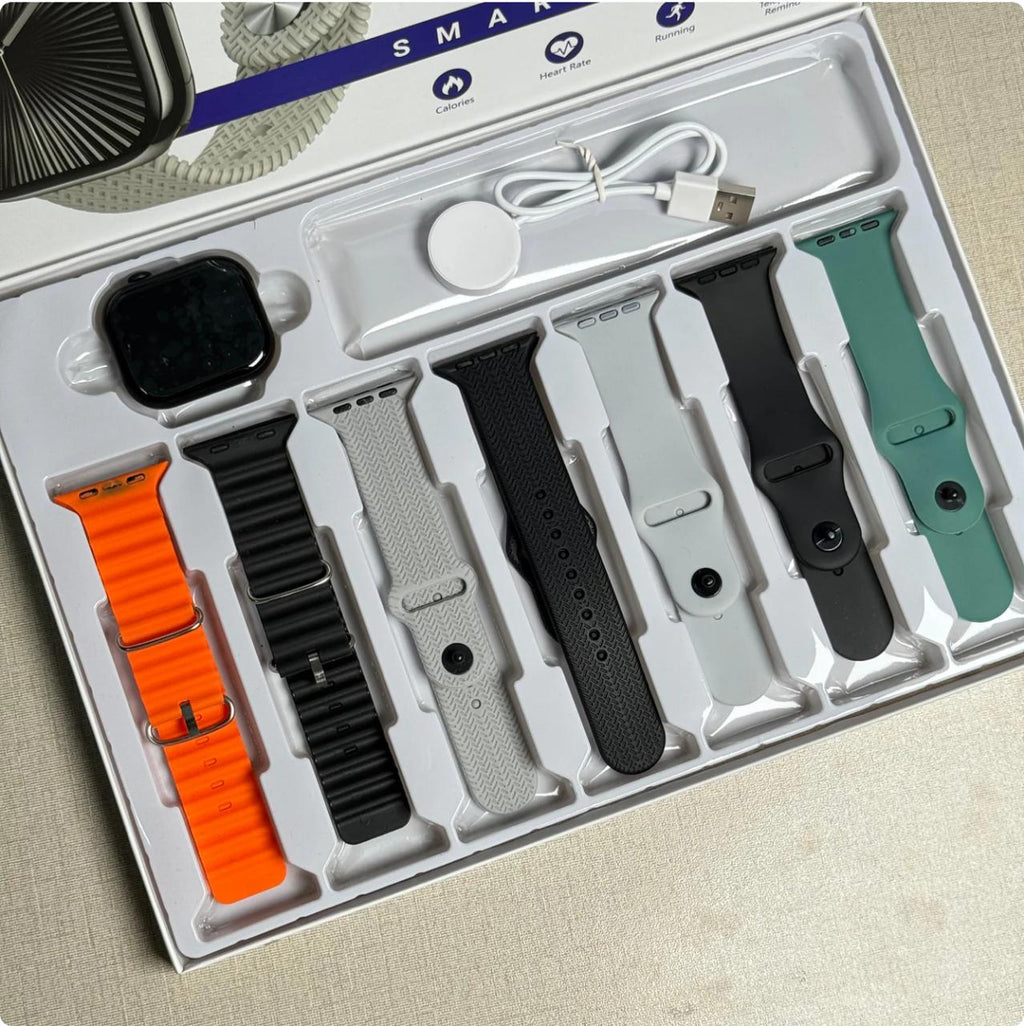 7 in 1 Series 10 Smart Watch (7 straps)