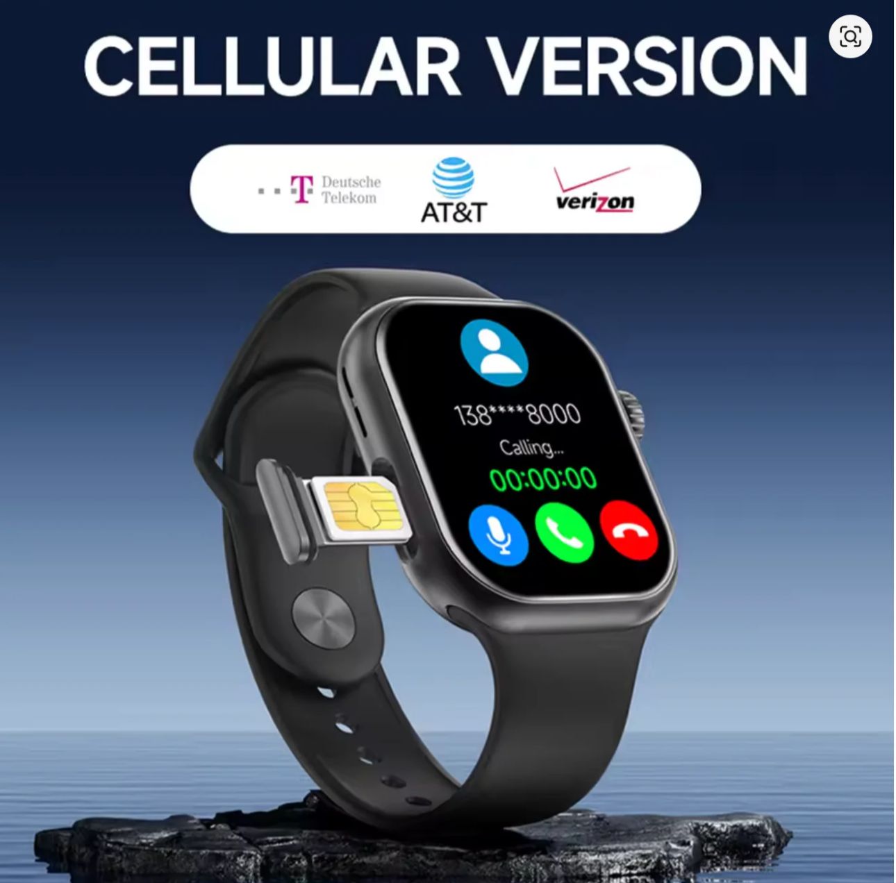 4G AMOLED Hidden Camera Watch